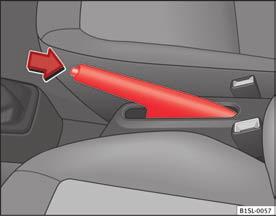 Start, gearskift og parkering 129 (fortsættelse) Hvis advarselslampen til bremsesystemet lyser samtidig med ABSkontrollampen, kan det skyldes, at ABS-funktionen ikke virker.