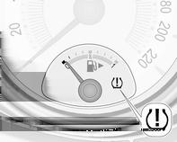 De aktuelle dæktryk kan vises i Bil informations menu i førerinformationscentret. Menuen kan vælges ved at trykke på knapperne på blinkerarmen. Tryk på MENU for at vælge Bil informations menu X.