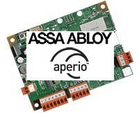 Interfaceprint til trådløse Assa Abloy Aperio døre Hver låsecomputer kan styre op til 8 trådløse Aperio døre via interfaceprintet.