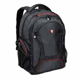 rejsetaske designet til at bære og beskytte din laptop og tablet i det dedikerede rum og lomme.