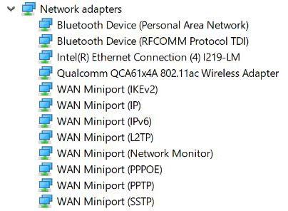 Netværksdrivere Installer WLAN- eller Bluetooth-driverne fra Dells supportside. Tabel 5.