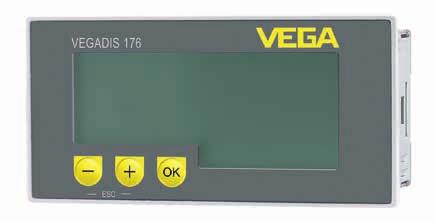 Display VEGADIS 176 Ekstern indikator til 4...20 ma sensorer til panelmontage (96 mm 48 mm).