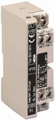 montering på DIN-skinne / Montering B53-19: B61-300: B61-300FI: B62-36G: B62-30W: DIN-skinne Konduktive elektroder