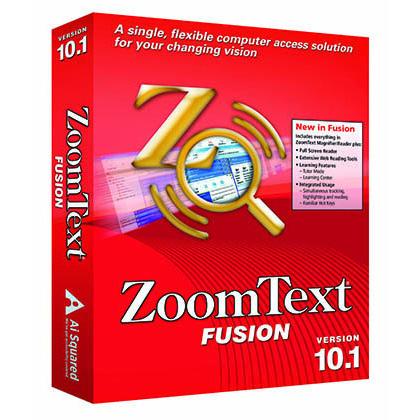 Programmer til PC ZoomText ZoomText Magnifier En af verdens mest populære forstørrelsesprogrammer, med en forstørrelse på 1,25-60 gange.