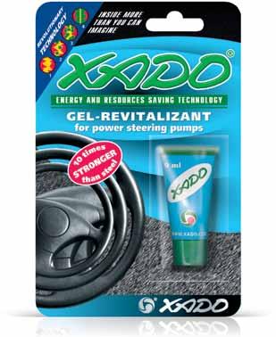 Ревитализанты Revitalizant 30 31 30 XADO Gel-Revitalizant til forbrændingsudstyr XADO Gel-Revitalizant til servostyring Produktet er designet til genoprettende renovering og beskyttelse mod slitage