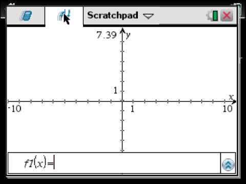 Introduktion til ScratchPad Skifter du nu til tegneblokken i ScratchPad kan du tegne grafer for fx funktioner og undersøge dem på forskellig vis.