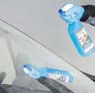 VR 100 (kendt som glasrens) Glasrens Vandbaseret VOC-fri Mærkningsfri Meget hurtig fordampning Velegnet til alle bilens flader, især glas og plexiglas Med nanoteknologi Beskytter