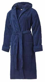 Bath Robe Men 145357 Badekåbe med lækker krave Bindebånd i taljen To dybe lommer foran Materiale: