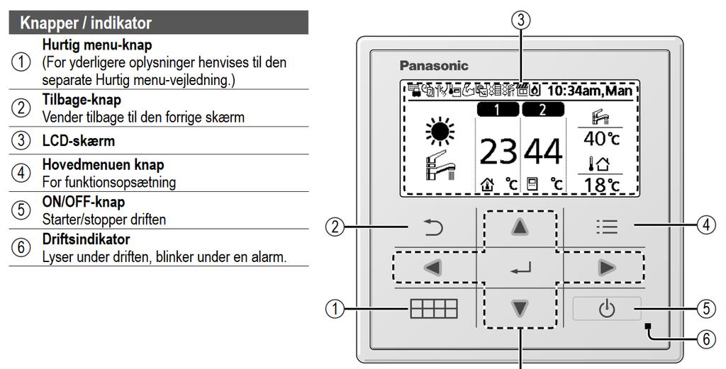 Hurtig opstart af Panasonic 3-16kW Luft/Vand varmepumpe (Touch display): Her gennemgås de standardværdier der skal ændres ved opstart. Varmekurver er vejledende, og bør tilpasses det aktuelle anlæg.