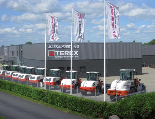 VELKOMMEN TIL MASKINHUSET A/S Maskinhuset A/S har igennem et kvart-århundrede været Terex & Schaeff importør i Danmark.