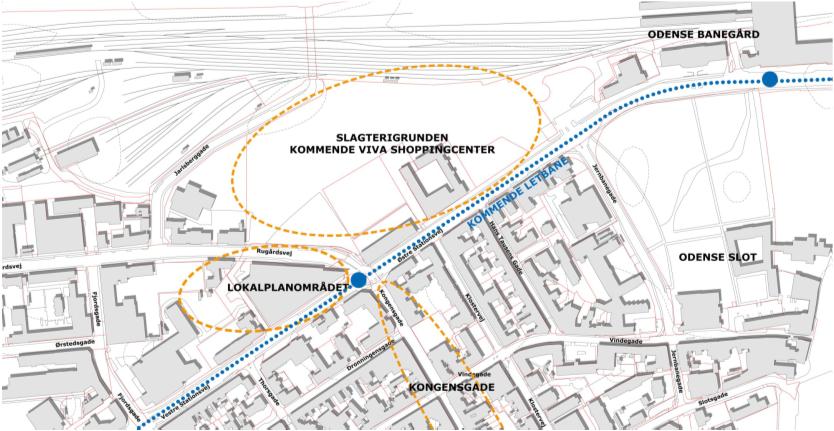 anlægges i Vestre Stationsvej. Der eksproprieres ca. 290 m2 til en vejudvidelse.