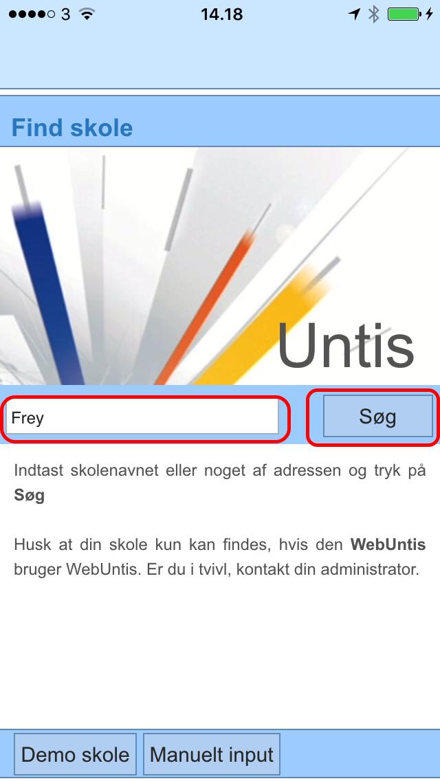 WebUntis: App til iphone og android - Untis Mobile Untis Mobile Gruber og Petters i Østrig, der programmerer Untis og WebUntis har udarbejdet app'en Untis Mobile, der kan vise skemaer fra WebUntis på