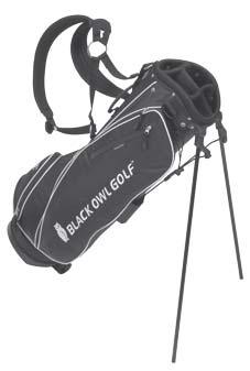 799,- Black Owl Golf Vision Stand Ny, flot og let standbag med 7,5 i diameter og en top med 5 rum.