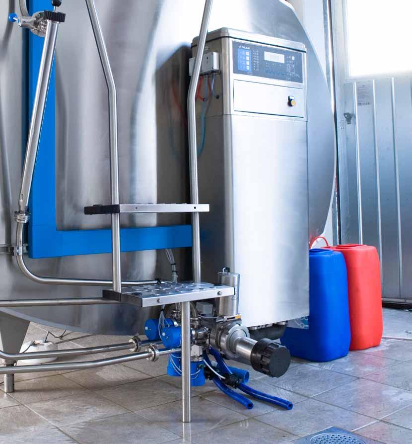 DeLaval vaskeautomater Vaskeautomater til mælkekøletanke er skabt med dig i tankerne. Vores store udvalg af brugervenlige løsninger kan rengøre din tank effektivt med blot et enkelt tryk på en knap.