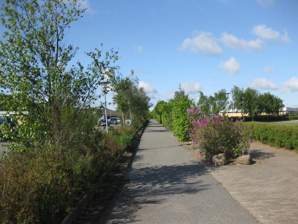 4. Cyklen i fokus Lunderskov I Lunderskov er der stier langs flere af de overordnede veje, derudover serviceres boligområderne mod øst af en sti i eget trace.