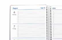 PIRAKAENDERE Notat-ugekalender 1 uge pr opslag piralkalender med ugeopslag idsinddeling fra 800-00 på alle