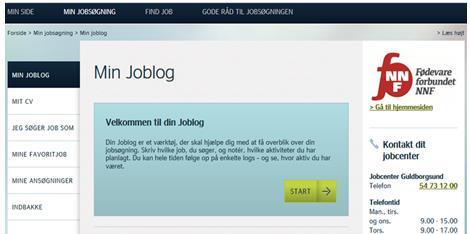 1 Sådan opretter du en log: Log ind på www.jobnet.