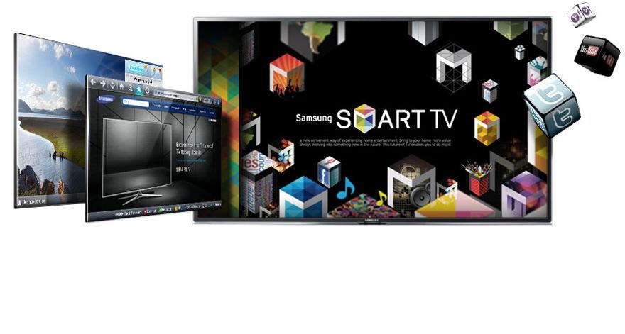 Smart TV kan det dér med film, programmer og applikationer Oplev en helt dimension af fjernsynskigning med Samsung Smart TV og Samsung Apps-platformen.