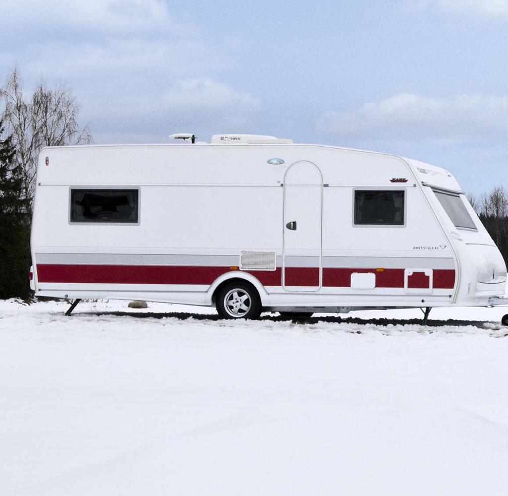 4 / KABE 2010 Det er om vinteren, at du mærker, at din KABE-vogn virkelig holder, hvad vi lover. En campingvogn fra KABE er altid klar til eventyr, selv midt om vinteren.