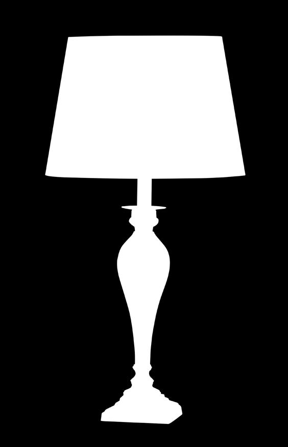 Kalini bordlampe H: 58 cm