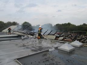 Opgaven blev udført så grundigt, at der blev sat ild til bygningen flere steder, hvilket resulterede i totalt nedbrændt skur og svært beskadiget bålhus.