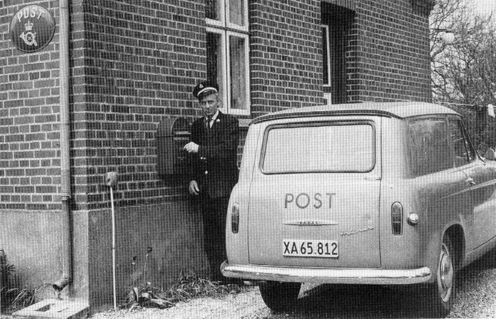 Tage Posten blev ansat som post fra Mørke Station i 1952.
