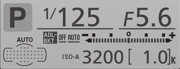 ..164 Flashkompensationsindikator for ekstra flashenheder...208 7 Udløserindstilling... 29 8 "Bip"-indikator...161 9 Batteriindikator... 20 10 Ikon for Hjælp... 11, 228 11 Bracketing-indikator.