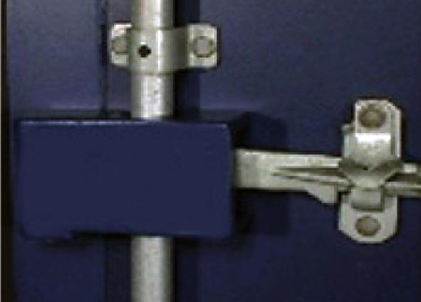 Låsebeslaget leveres med Abloy 3065-25 lås.