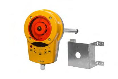 MÅLERE, KONTAKTER, VENTILER OG AKTUATORER KANALRØGDETEKTOR KRM-2 kanalrøgdetektor er udviklet til at detektere røg i ventilationskanaler.