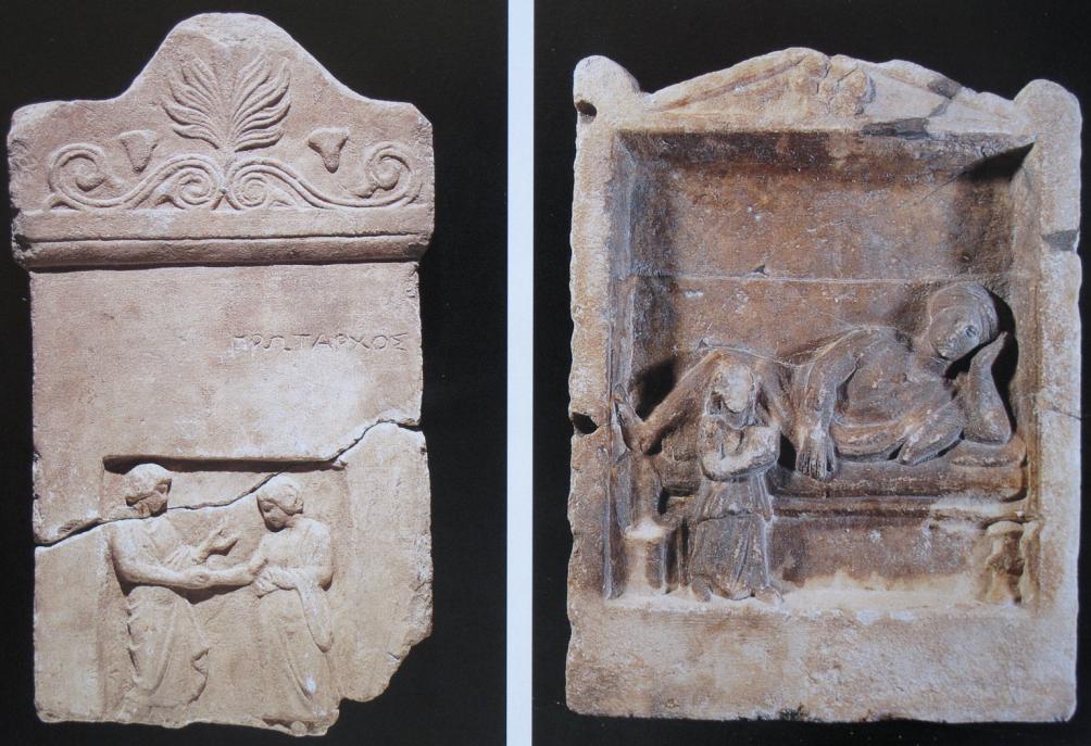 Fig. 7 Græske relieffer fra Museum Borgianum, Velletri. Foto efter Germano & Nocca 2001, 110.