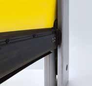 Fleksible hurtigkørende porte Indvendige porte for specielle anvendelser Portmodel V 4015 Iso L Porten