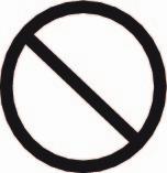 3003402-2014-04-14 Symboler, begreber og advarsler Forbudssymbol Overtrædelser af anvisninger angivet med et forbudssymbol er forbundet med livsfare.