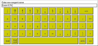 5.3.2 Indlæsning af data Der er flere måder at indtaste eller indstille værdier og data på: 5. Betjening Alfanumerisk tastatur 4 5 I sit design ligner det alfanumeriske tastatur (fig.