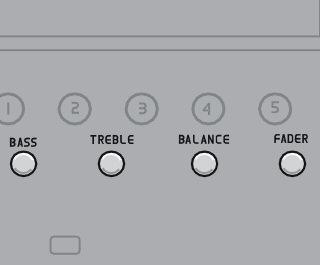 10 Infotainment Audiofunktioner HU-650/850 Bass Bas gen er balancen "normal". Tryk knappen tilbage til udgangsstillingen efter indstilling.
