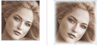 7 Basic Feather bruges til at udtynde kanten på billeder. Denne effekt kan findes under Object > Effects > Basic Feather (Fig. 6).