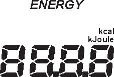 Energiforbrug (ENERGY) SJ Indstillelig måleenhed Værdi 0 9999 Punkter Træningsprofil 1 punkt (højde) = 25 watt 1.