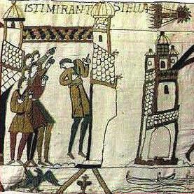 Halleys komet Babylon, Bayeux og Giotto In 1066, the comet was seen in England and thought to be an omen: