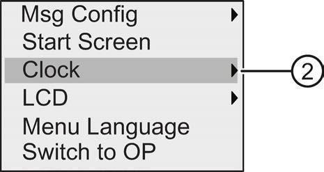 5. Bekræft "2": Tryk OK 6. Flyt markøren til "3": Tryk eller 7. Bekræft "3": Tryk OK LOGO! viser følgende skærm. 8.