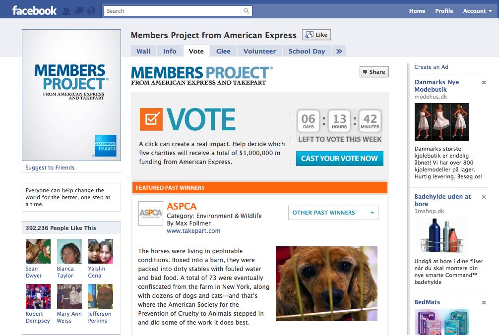 American Express Skaber handling American Express bruger Facebook til at lytte til