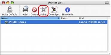 Åbning af Canon IJ Printer Utility (Macintosh) Стр. 362 из 371 стр. I Mac OS X v.10.4.x eller Mac OS X v 10.3.9 1. Vælg Programmer (Applications) på menuen Gå til (Go). 2.