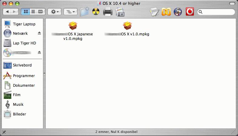 Klargøring inden brug > Installation af software Installering af printerdriver i Macintosh Maskinens printerfunktioner kan benyttes af en Macintosh-computer.