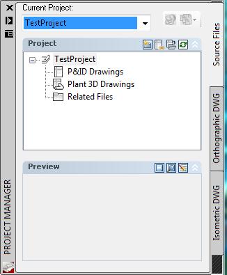 GETTING STARTED 11 The project is now available in the Project Manager with the folder P&ID Drawings, where the project P&ID diagram