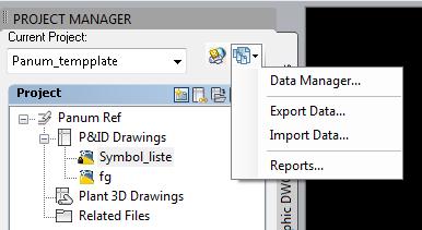 GETTING STARTED 34 29. EXPORT/IMPORT OF EXCEL FILES In AutoCAD P&ID it is possible to export data about all tagged components into an Excel file.