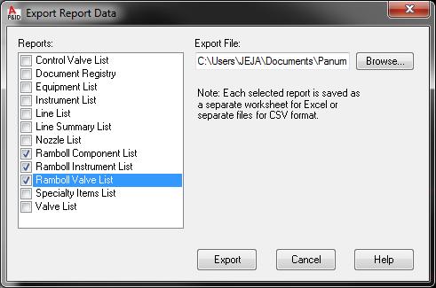 This can be used to check the data from AutoCAD P&ID, make modifications to component data in the project and it is an easy way to add a large amount of data to the component. 29.