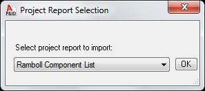 import and select the report one at a time to import. All modifications that are made are highlighted in yellow.