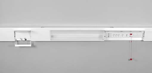 Ved at anvende HF-forkobling med lysregulering kan armaturets lysstyrke tilpasses efter behov. Det kan således også benyttes som læselys. Armaturerne kan lysreguleres 1 10 V, Dali eller SwitchDim.