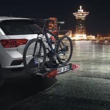 Cykelholder til anhængertræk, Premium Til 2 cykler, sammenklappelig, passer i reservehjulsbrønd 000071105J 5.