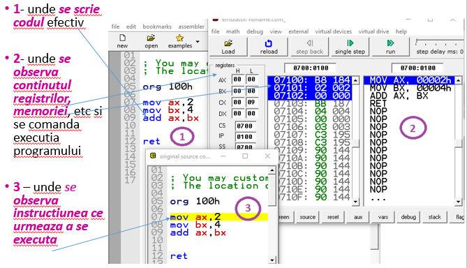 I - 109 Anca Apătean Aspecte de bază în programarea în limbaj de asamblare folosind SIMULATOR DE MICROPROCESOR 8086 Capitolul 6.