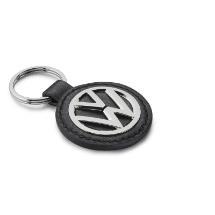 33D061104 269 269 129 129 Nøglering i sort læder Fra Volkswagen Collection