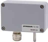 INDUSTRI TEMPERATURFØLER Sensorer til måling af temperaturer i støvede, varme og fugtige rum (industri). IP67, C Område -50.
